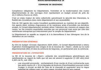 Travaux - AMÉNAGEMENT DES VIRAGES ET DE LA…