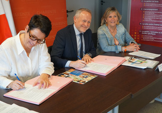 Signature de la convention EDF – Département de la…